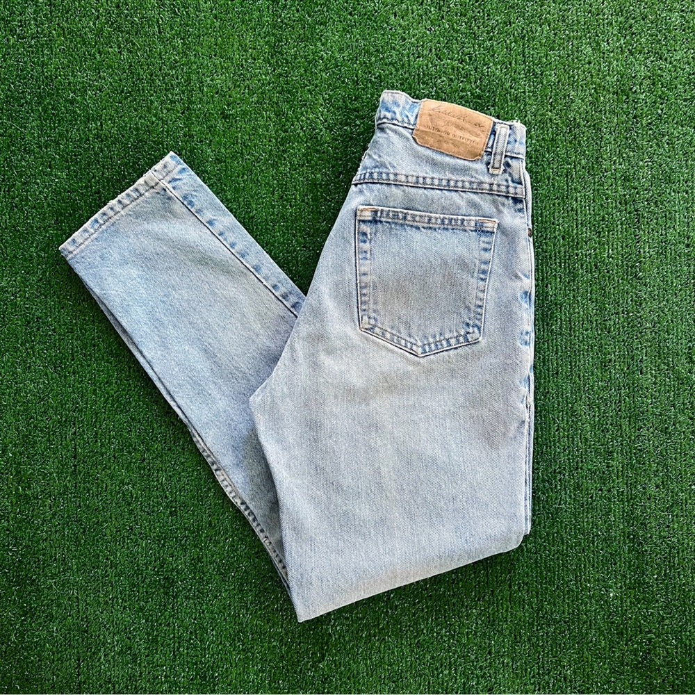 Eddie Bauer👖90’s Light Wash High Waist Jeans Vintage Denim